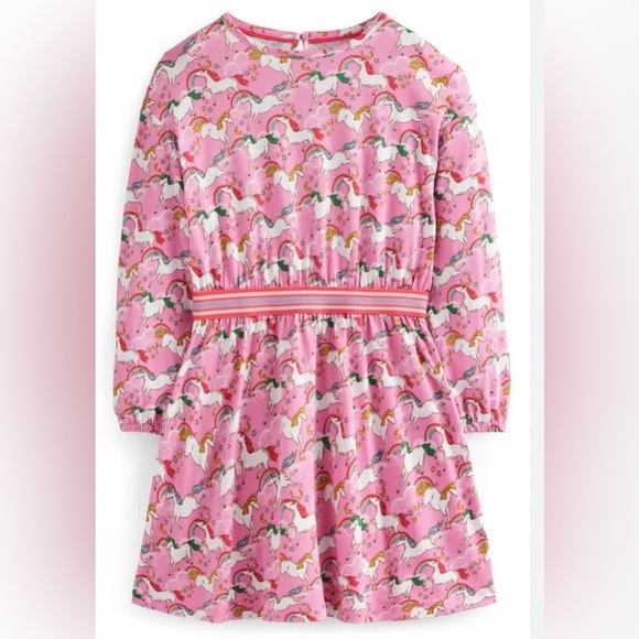 Mini Boden Other - Mini Boden Pink and Green Dress